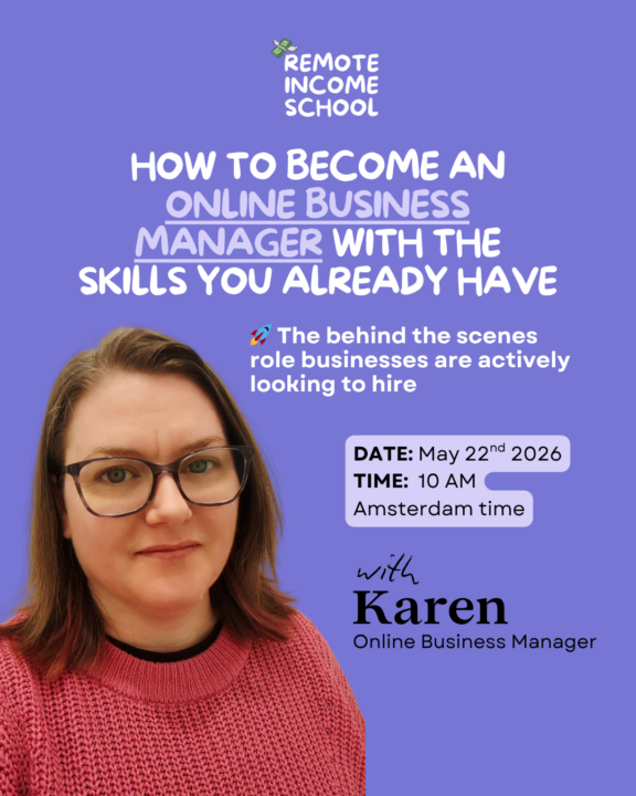 How to become an Online Business Manager with the skills you already have