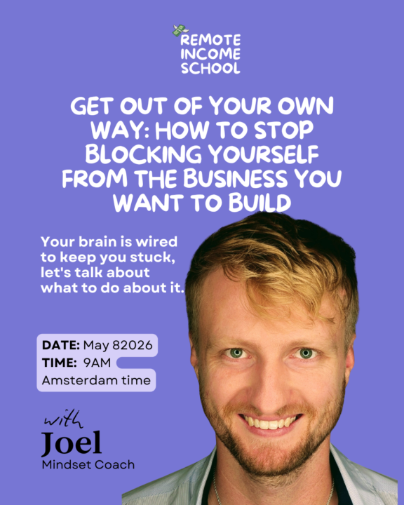 Friday guest session: Stop Blocking Your Own Success 🧠