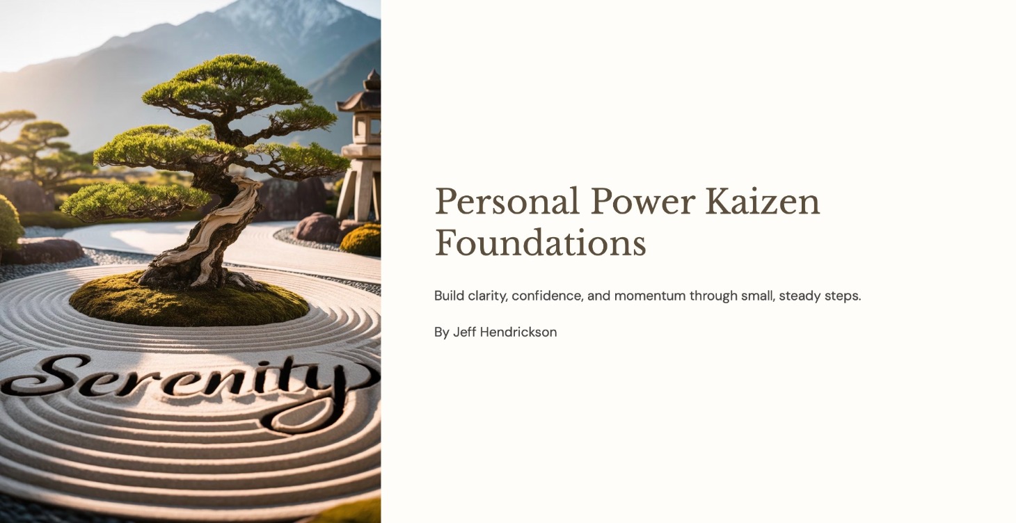 Personal Power Kaizen Foundations