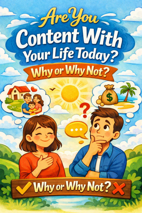 Are You Content With Your Life Today? Why or Why Not?