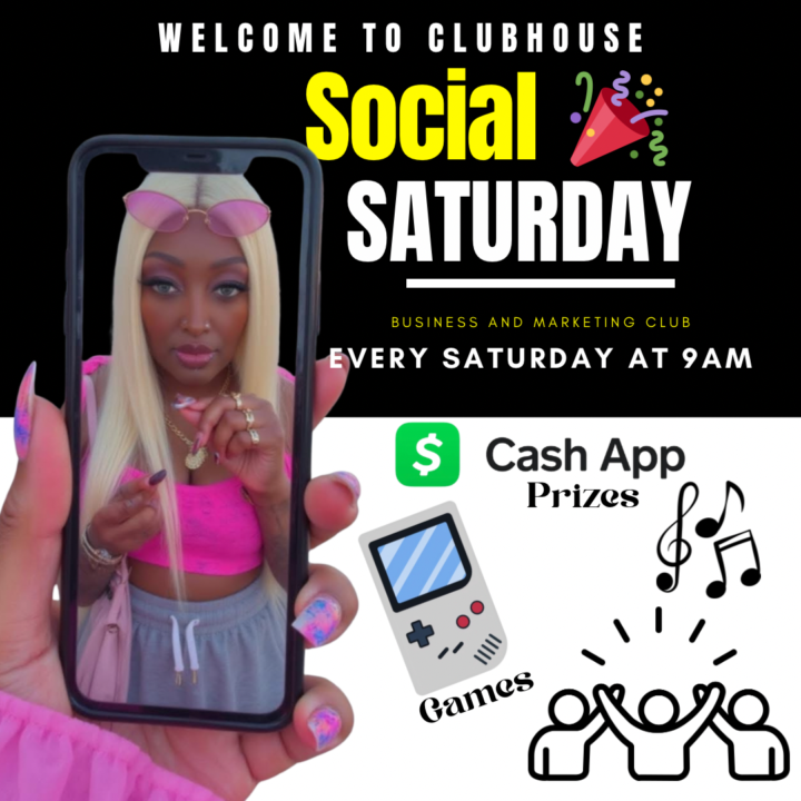 Social Saturdays on Clubhouse 