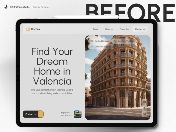 Just Redesigned our Real Estate Framer Template – What Do You Think?