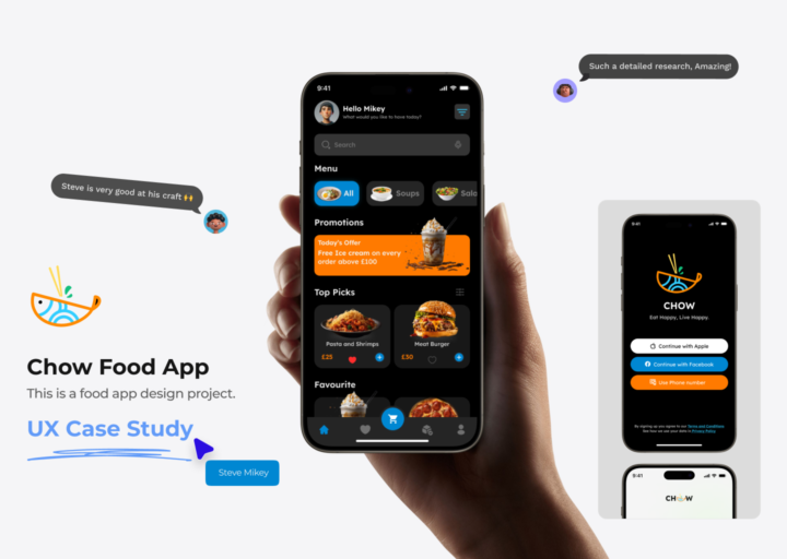 Food App Design | UX Case Study