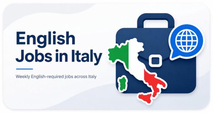 English Jobs in Italy