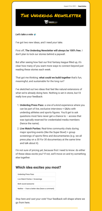 Talking to Your Readers