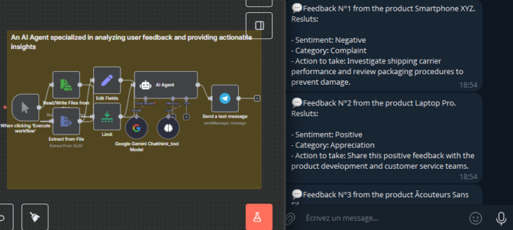 Build An AI Agent specialized in analyzing user feedback and providing actionable insights🎯