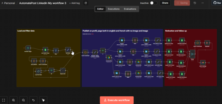 LinkedIn Post Automation Workflow 💡 Save Time by Automating Your LinkedIn Posts!