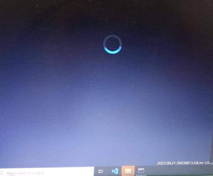 The search bar after installing Anaconda