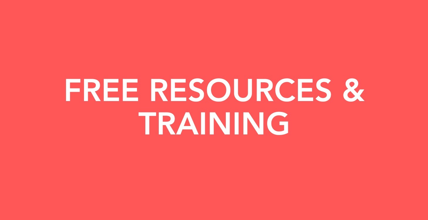 🥳 Resources and Free Training