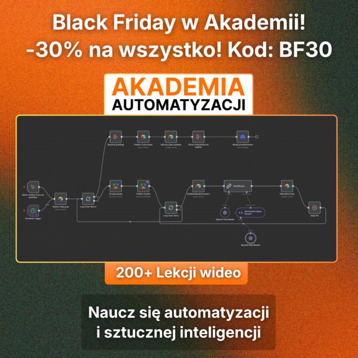 💰 Black Friday w Akademii! -30% na wszystko! Kod: BF30 