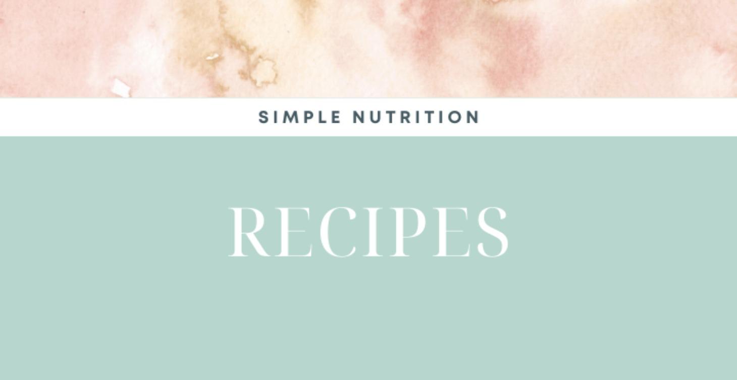 Recipes