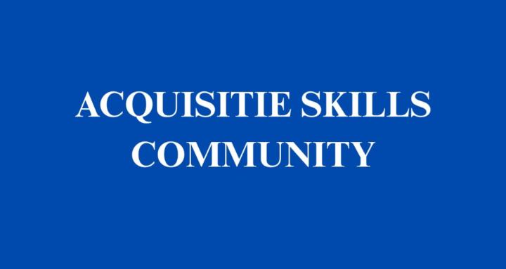 Acquisitie Skills Community