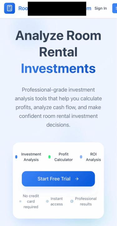 Room Rental Calculators