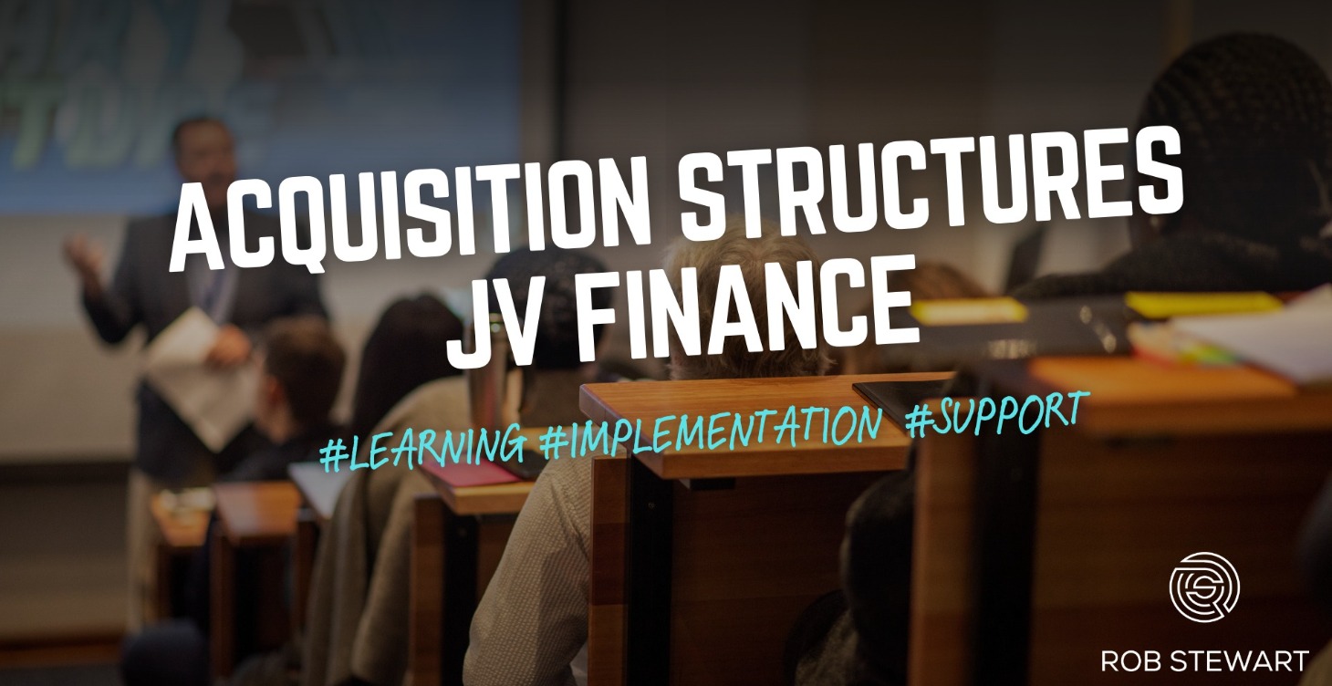 Acquisition Structures - JV Finance