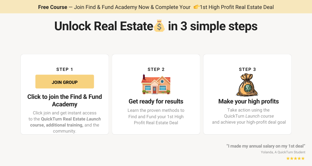 Find & Fund Real Estate