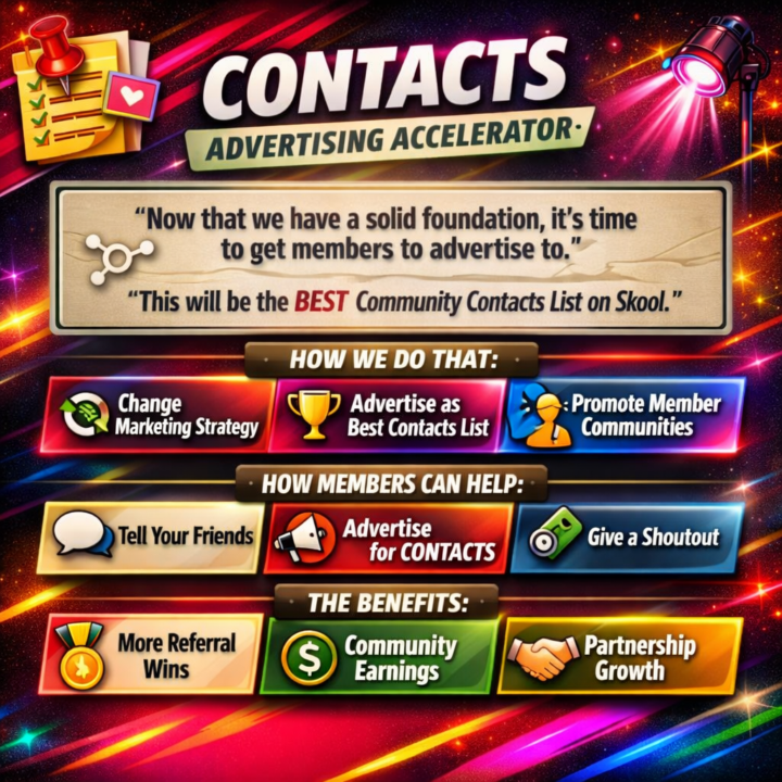 MEMBERS: Advertising Accelerator is NOW....