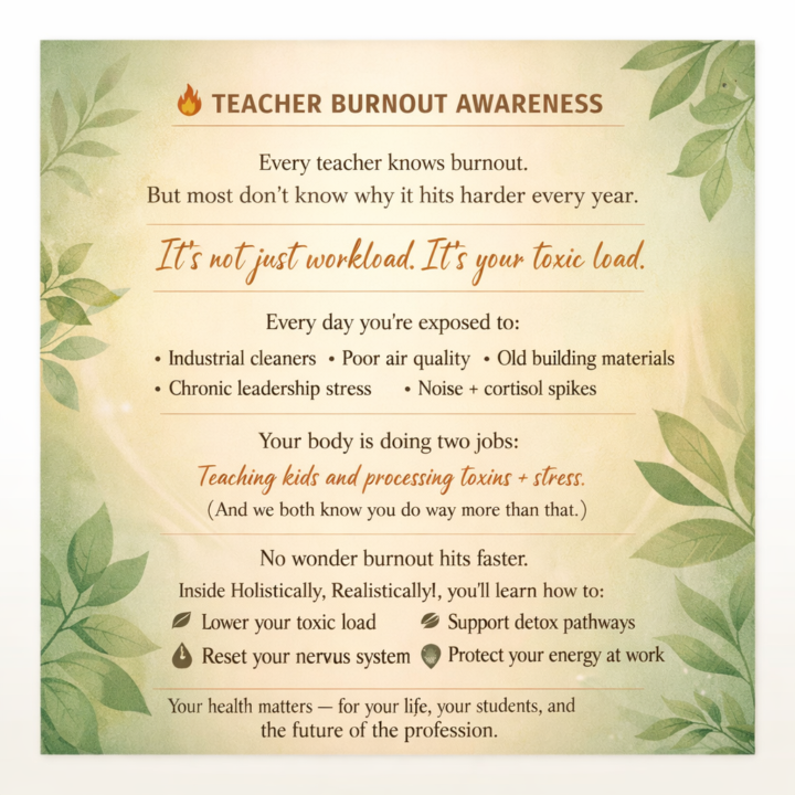 🌿 “Teachers Are Carrying More Than Stress”