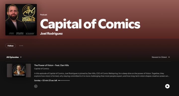 Capital of Comics - Now Available on Podcast Platforms!