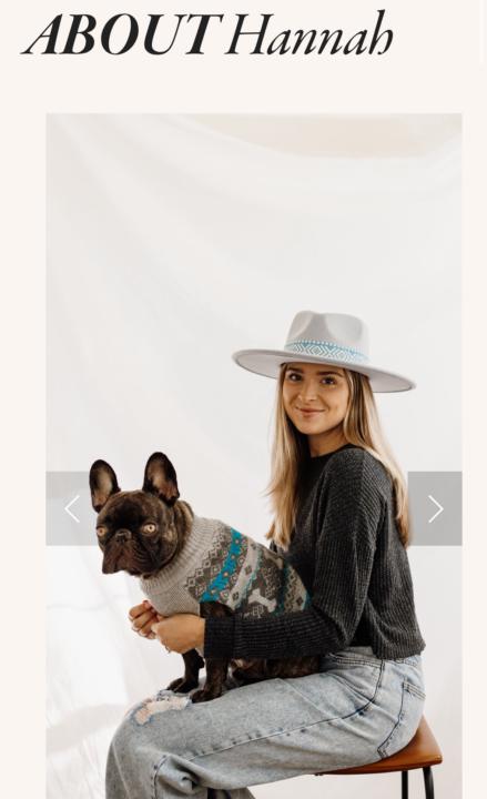 Welcome Hannah to the group! 