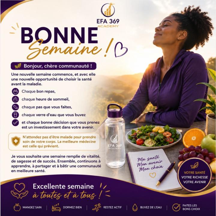 Bon début de semaine dans la joie !