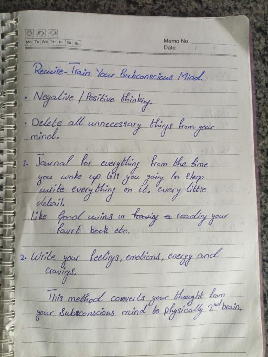 📝Notes: Mental Mastery#01