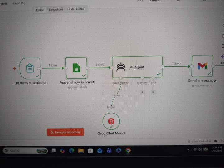 First AI Automation 🤩✅