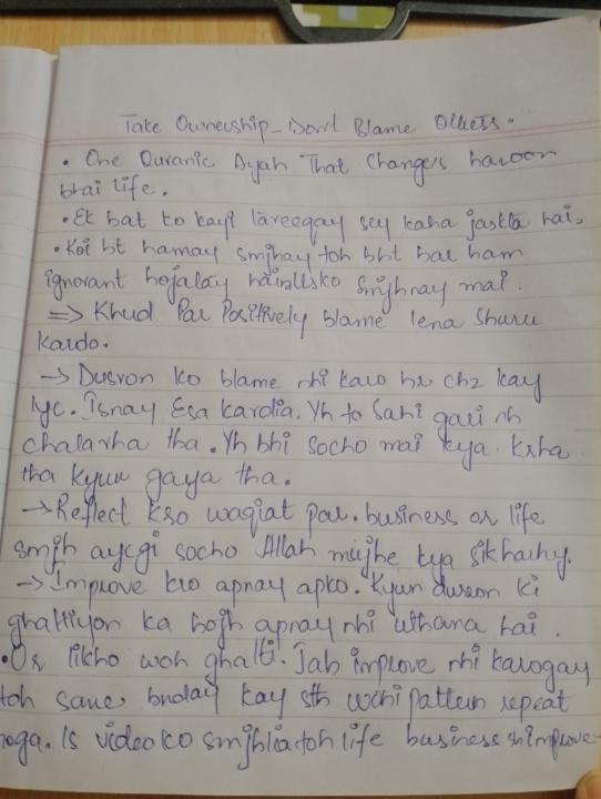 Notes of Mental Mastery Course