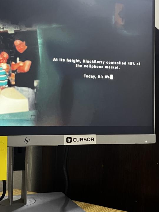 Learned from Blackberry movie 