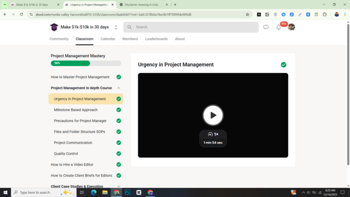Project Management Videos Notes