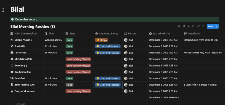 Day 3 Of Journaling Morning routine (3-12-2025)