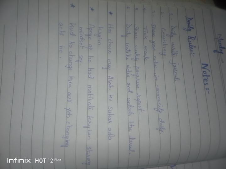 Notes: