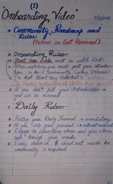 Lecture 1: Notebook Ready! Mastering the Classroom & Community Rules! 🚀