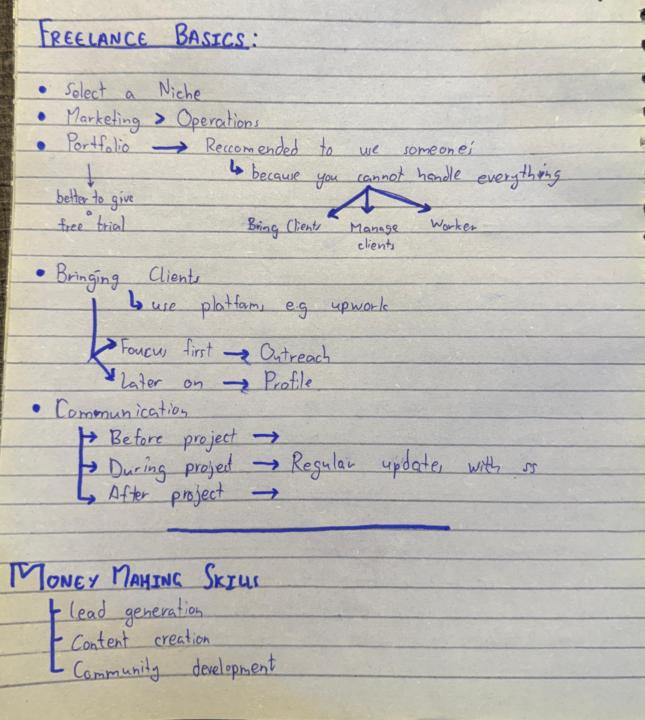 Freelance basics and niche selection
