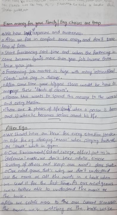 'Mental Mastery' course notes