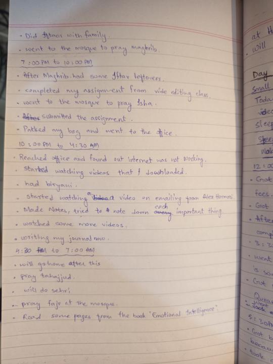 Daily Journal Day 66 | Thursday | 5th March 2026