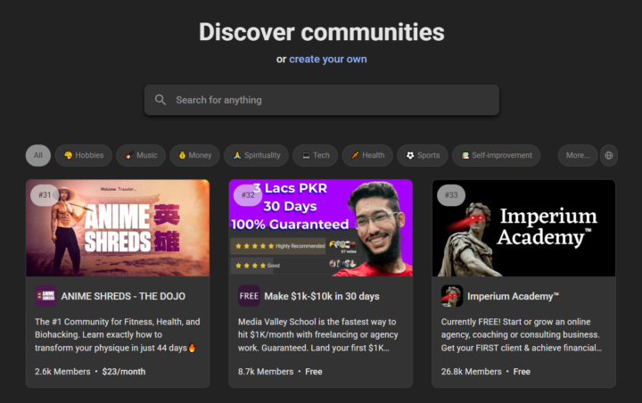 Communtiy Achievement