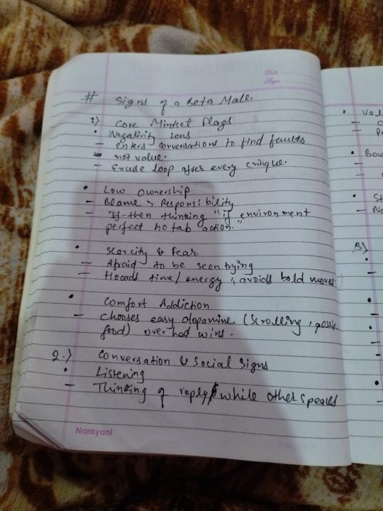 Signs of a Beta Male