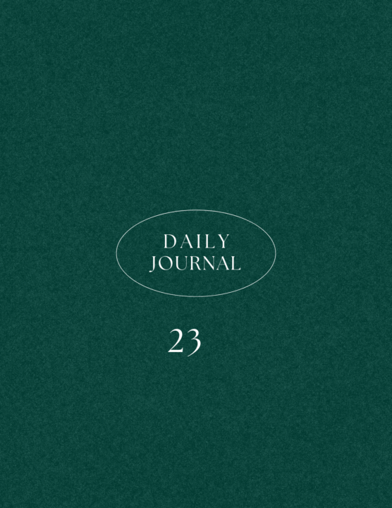📝 Daily Journal 23 Wednesday, 31 DECEMBER 2025