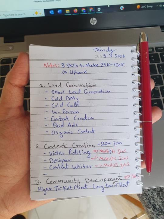 Notes: 3 Skills to Make 25K to 150K (Learn Smart Freelancing)