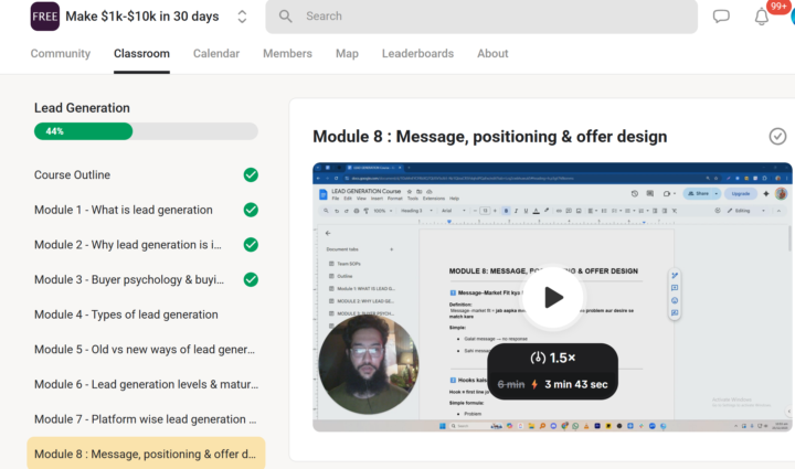 lead generation ka advance course kaha pr ha 