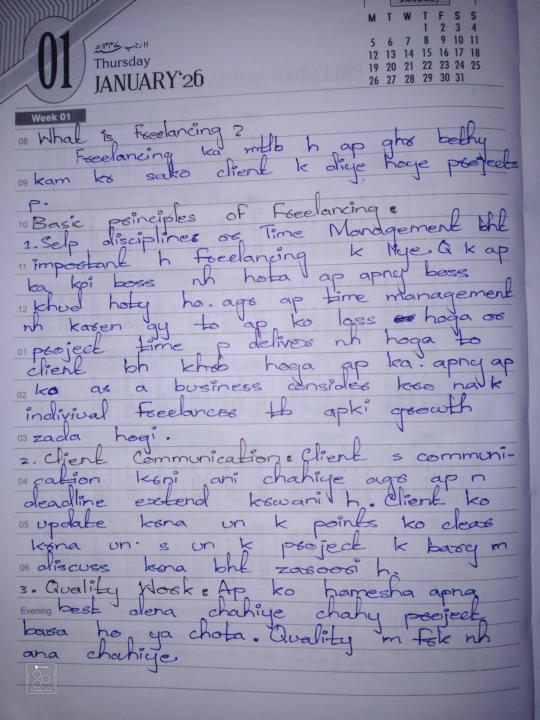 What I learned from Frist Class Of Freelancing 