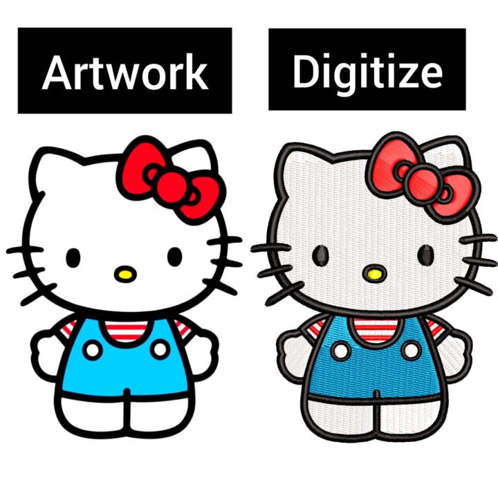 I am a Expert Embroidery Digitizer and this Artwork Digitize by me 