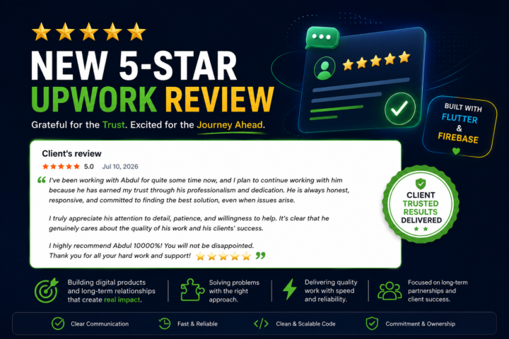 Another 5 ⭐ Upwork Review!