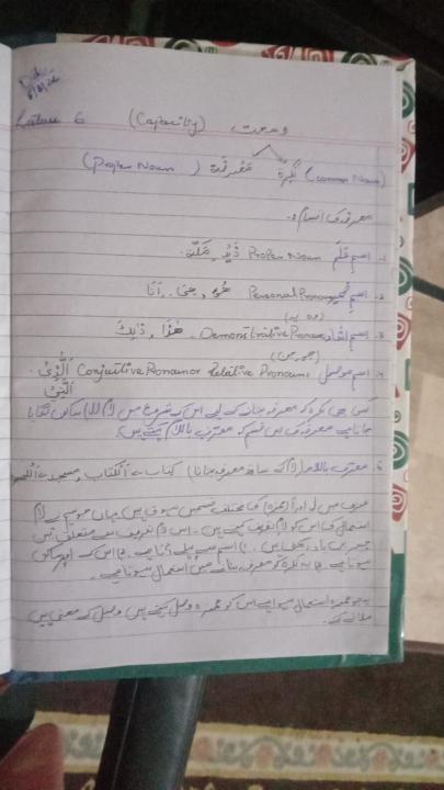 Notes Day 6 Arabic Class  