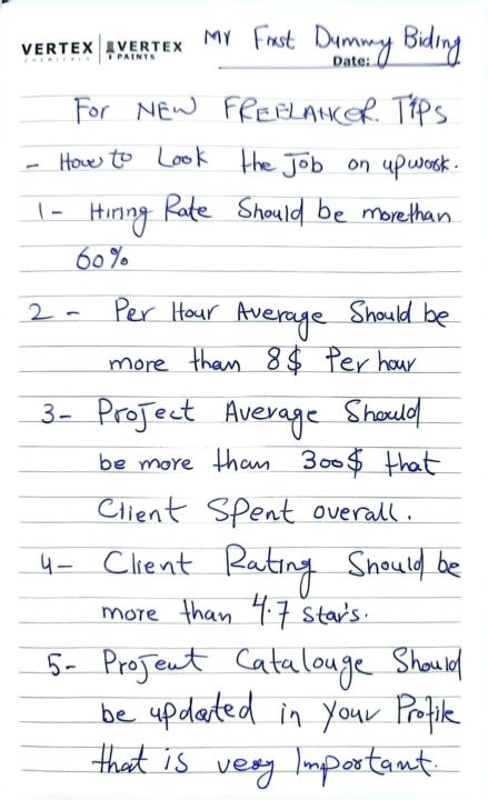 Dummy Bidding Notes. 