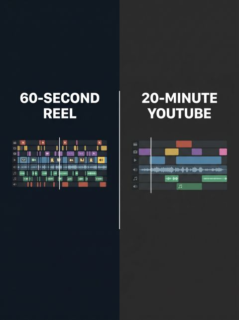 Reels and Shorts are not the "easy" version of video editing.