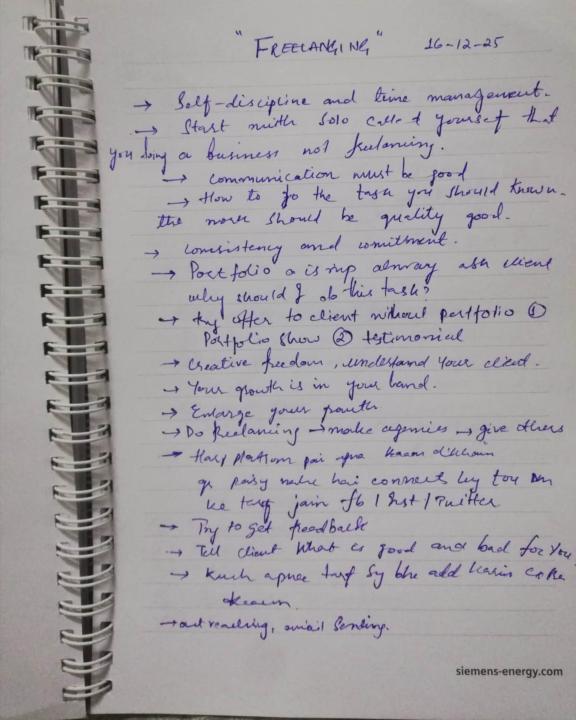 Freelancing Lecture Notes