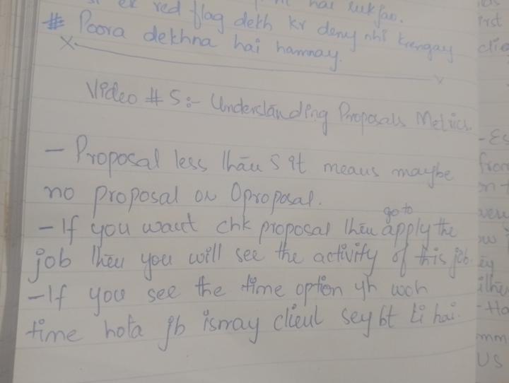 Notes Of Upwork Outreach series