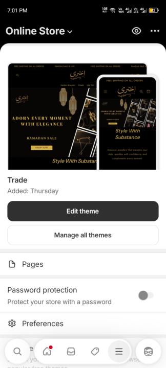 Recent Shopify Project