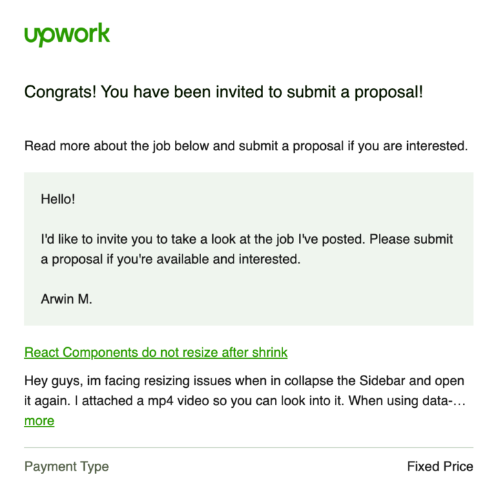 Quick Fix, Happy Client